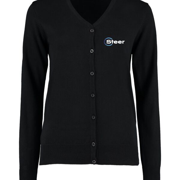 Steer Women's Arundel v-neck cardigan long sleeve (classic fit) Thumbnail