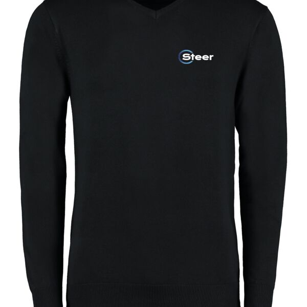 Steer V-neck sweater long sleeve (classic fit) Thumbnail